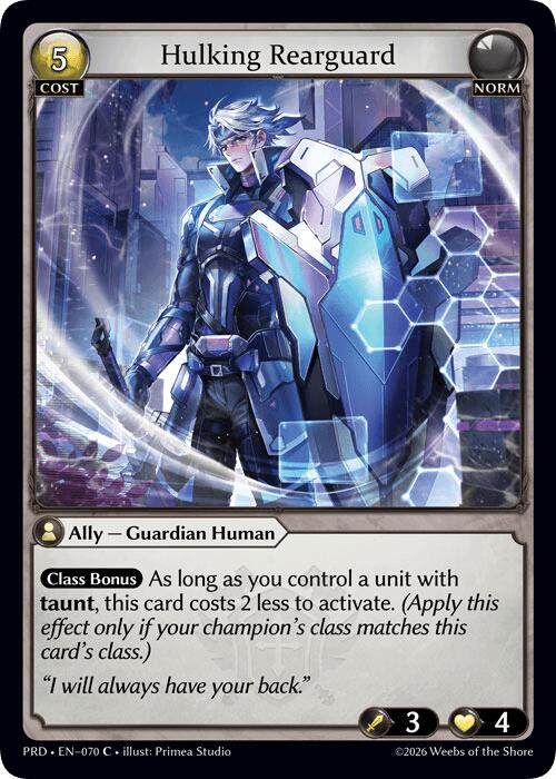 Hulking Rearguard (70) [.asphodel/paradise]