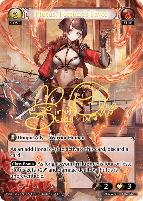 Plutus, Fortune's Favor (CSR) (127) [.asphodel/paradise]