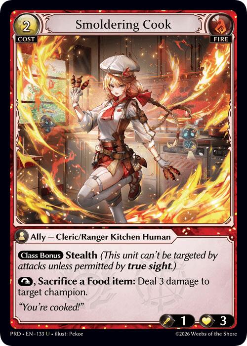 Smoldering Cook (133) [.asphodel/paradise]