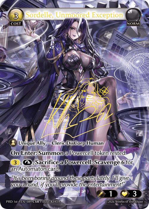 Sordelle, Unmoored Exception (CSR) (89) [.asphodel/paradise]