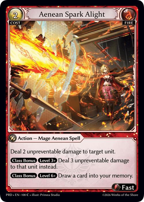Aenean Spark Alight (Interference Curio Foil) (108) [.asphodel/paradise]
