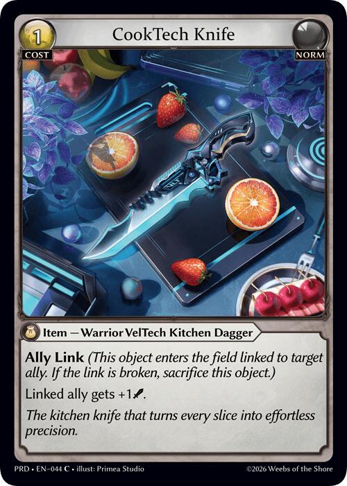 CookTech Knife (Interference Curio Foil) (44) [.asphodel/paradise]