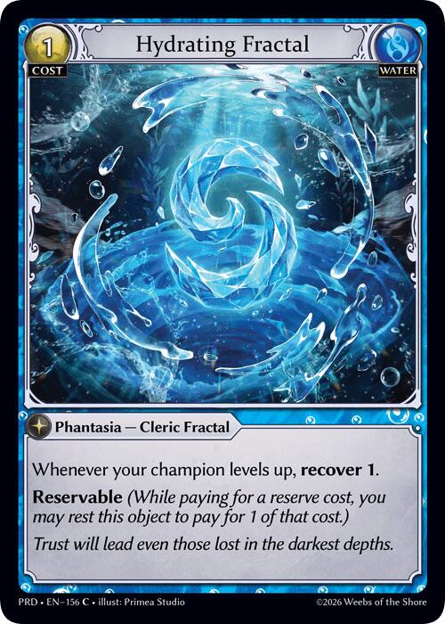 Hydrating Fractal (Interference Curio Foil) (156) [.asphodel/paradise]