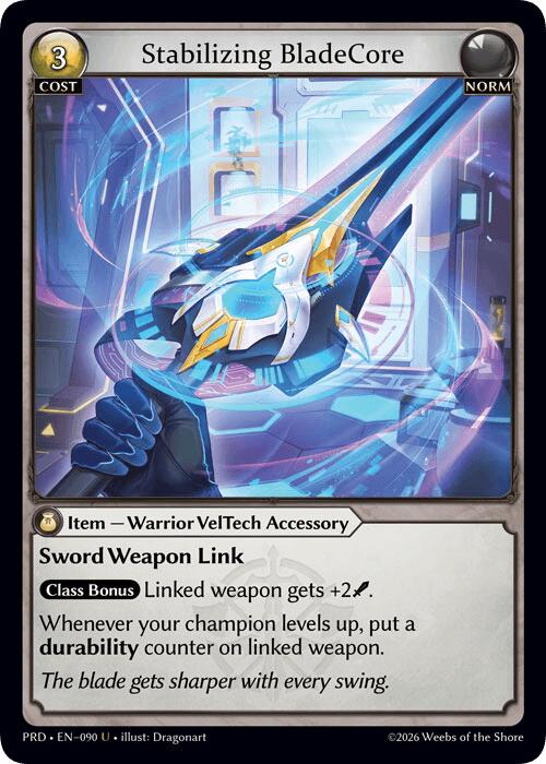 Stabilizing BladeCore (Interference Curio Foil) (90) [.asphodel/paradise]