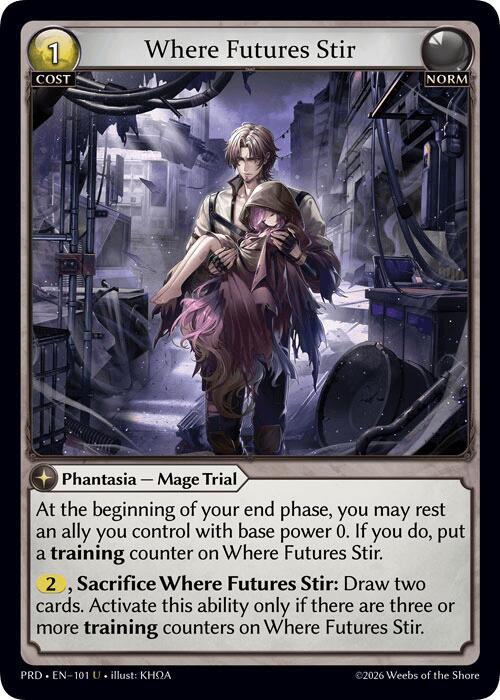 Where Futures Stir (Interference Curio Foil) (101) [.asphodel/paradise]