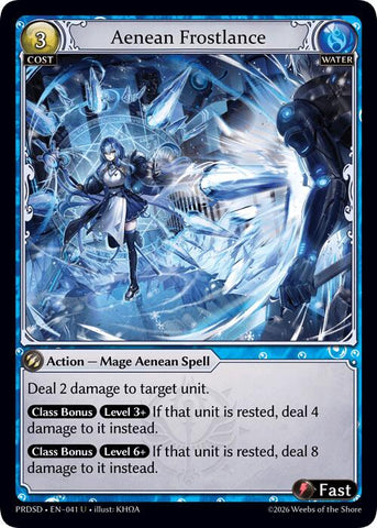 Aenean Frostlance (41) [.asphodel/paradise Starter Decks]
