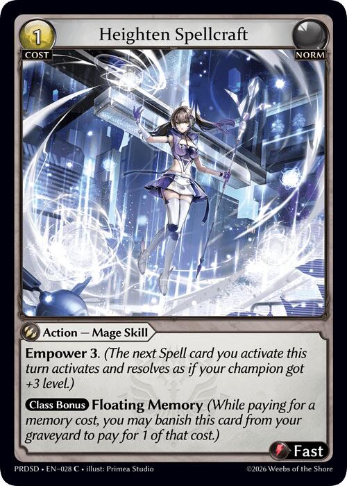 Heighten Spellcraft (28) [.asphodel/paradise Starter Decks]