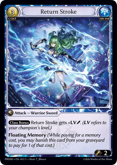 Return Stroke (53) [.asphodel/paradise Starter Decks]