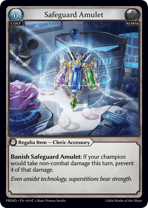 Safeguard Amulet (14) [.asphodel/paradise Starter Decks]