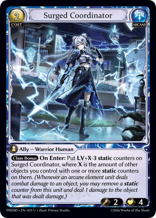 Surged Coordinator (55) [.asphodel/paradise Starter Decks]