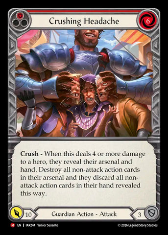 Crushing Headache (Red) [IAR244] (Usurp the Shadow Throne)