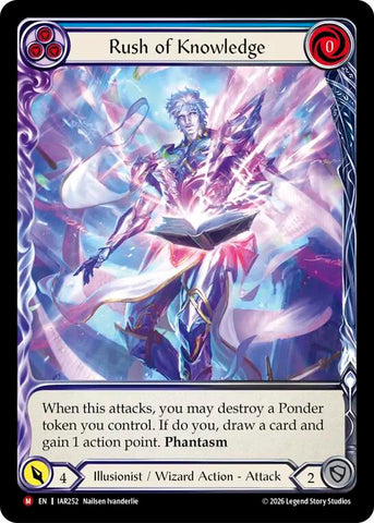 Rush of Knowledge (Extended Art) [IAR252] (Usurp the Shadow Throne)  Rainbow Foil