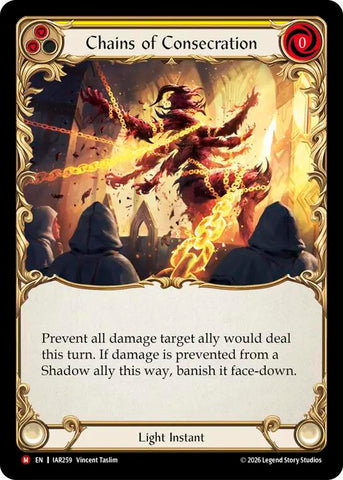 Chains of Consecration [IAR259] (Usurp the Shadow Throne)  Rainbow Foil