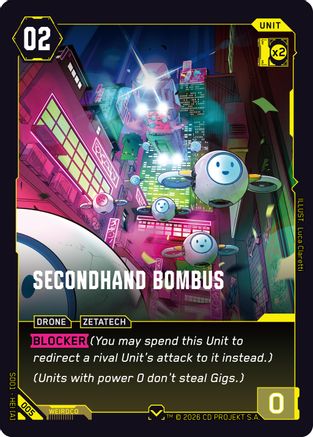 Secondhand Bombus (005) - The Heist  Retail Starter Deck