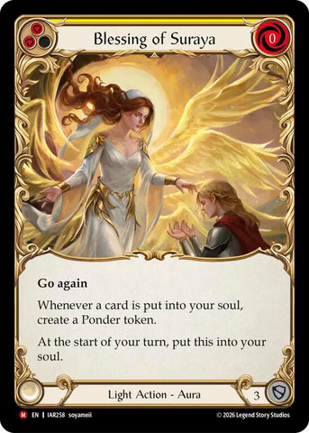 Blessing of Suraya (Yellow) [IAR258] (Usurp the Shadow Throne)