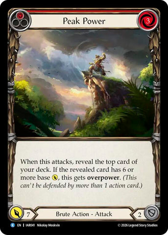 Peak Power (Red) [IAR041] (Usurp the Shadow Throne)