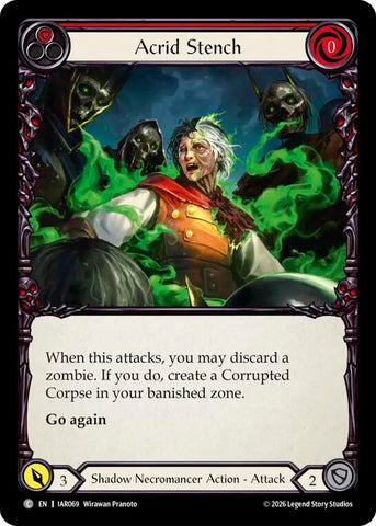 Acrid Stench (Red) [IAR069] (Usurp the Shadow Throne)  Rainbow Foil
