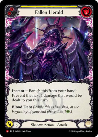 Fallen Herald [IAR165] (Usurp the Shadow Throne)  Rainbow Foil