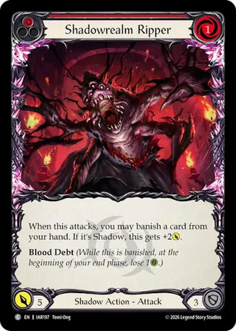 Shadowrealm Ripper (Red) [IAR197] (Usurp the Shadow Throne)  Rainbow Foil