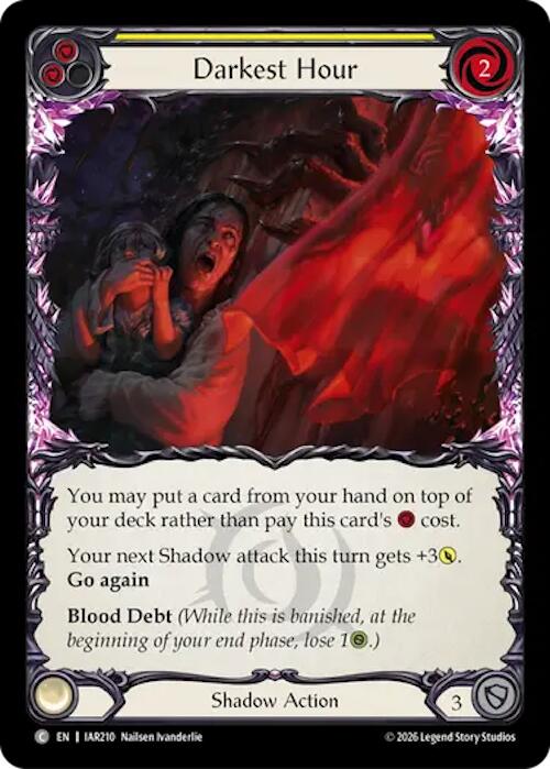 Darkest Hour (Yellow) [IAR210] (Usurp the Shadow Throne)