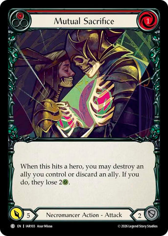 Mutual Sacrifice (Red) [IAR103] (Usurp the Shadow Throne)  Rainbow Foil