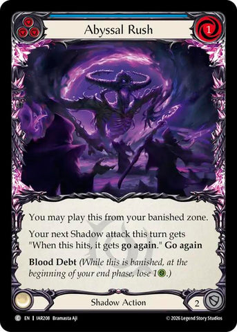 Abyssal Rush [IAR208] (Usurp the Shadow Throne)  Rainbow Foil