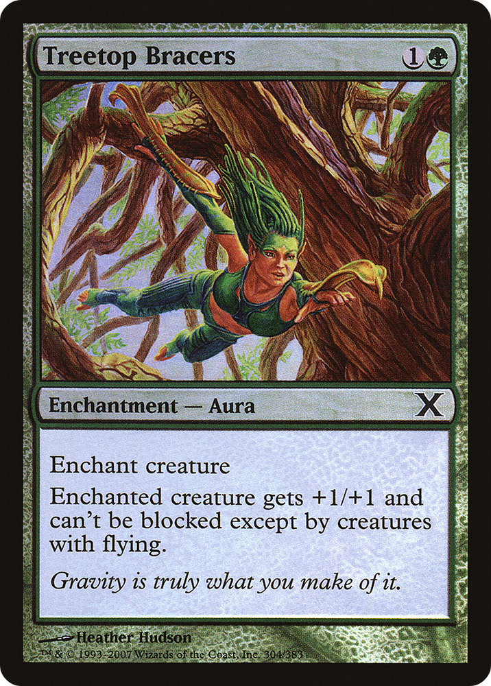 Treetop Bracers (10E-304★) [Tenth Edition] Foil