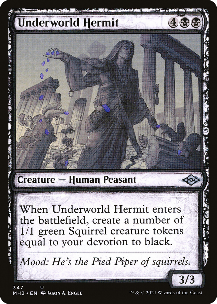 Underworld Hermit (Sketch) [Modern Horizons 2]