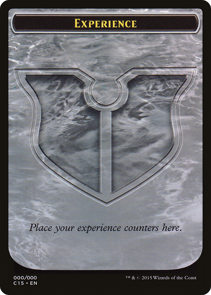 Experience Double-Sided Token [Commander 2015 Tokens]