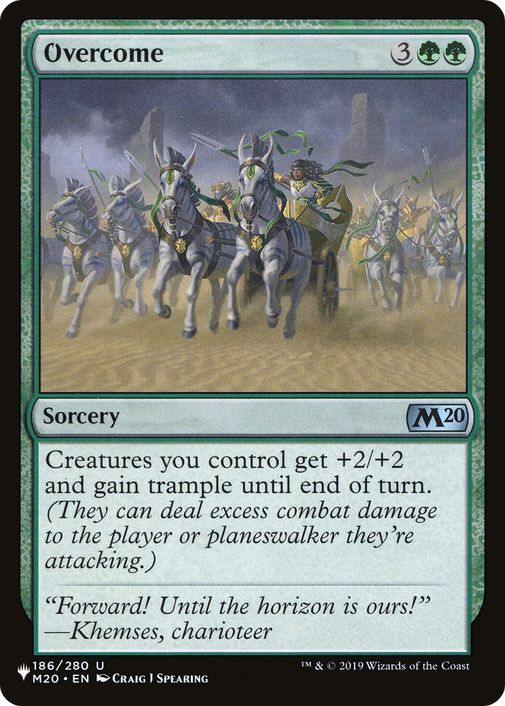 Overcome (LIST-186) [The List Reprints]