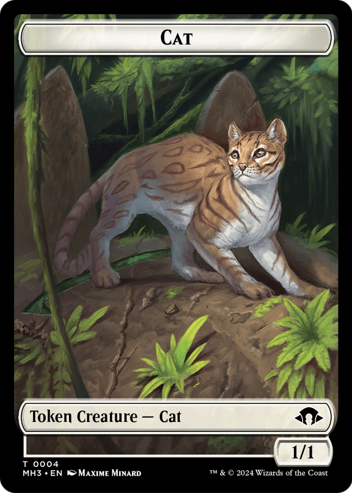 Cat (TMH3-004) [Modern Horizons 3 Tokens] Foil