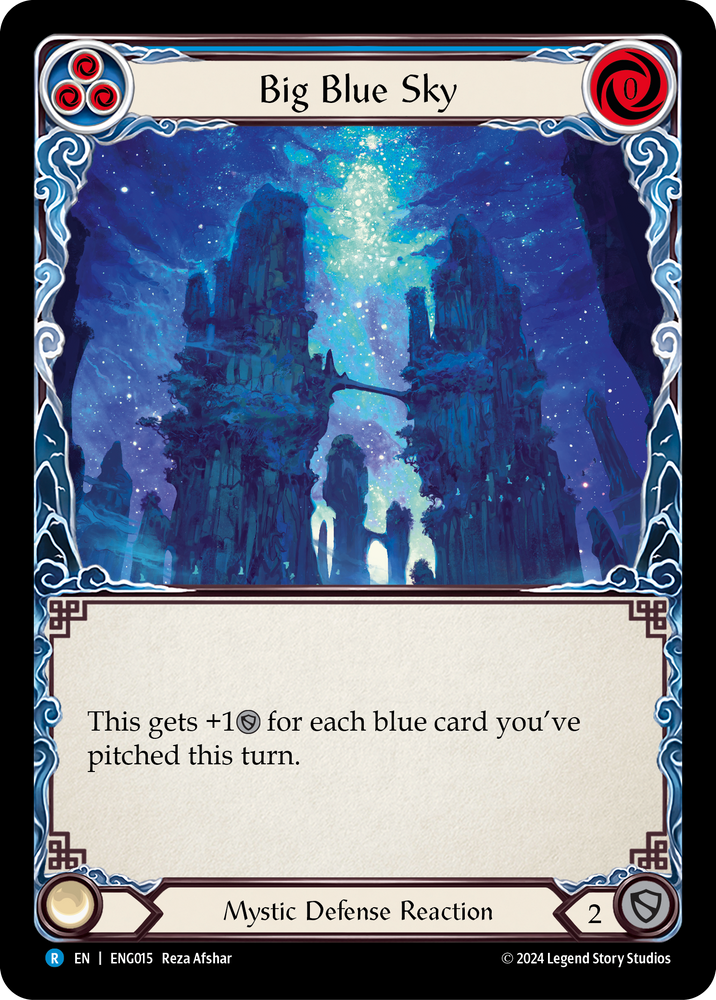 Big Blue Sky [ENG015] (Part the Mistveil Enigma Blitz Deck)