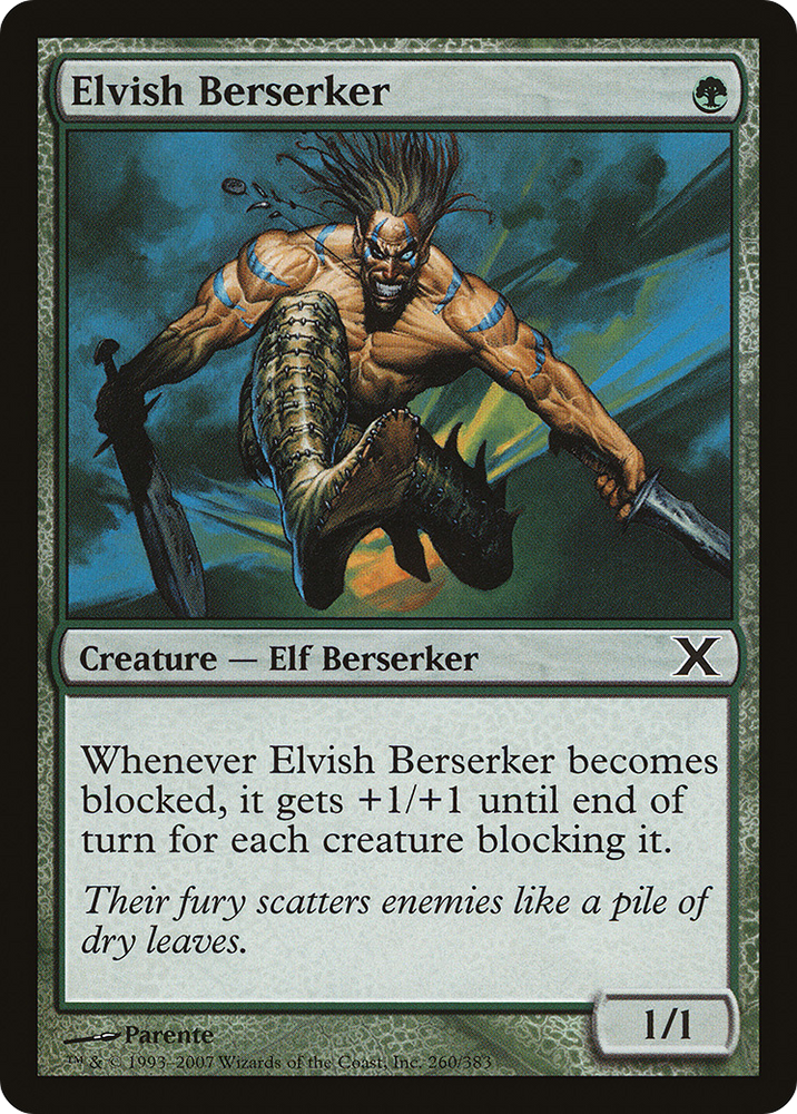 Elvish Berserker (10E-260) [Tenth Edition]