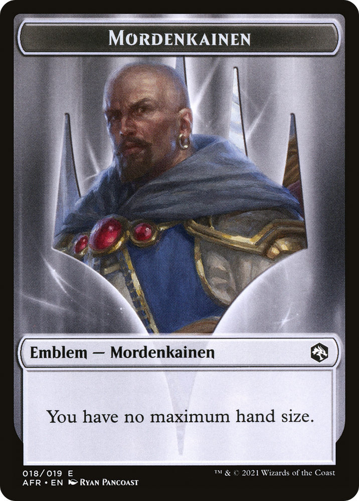 Mordenkainen Emblem (TAFR-018) [Adventures in the Forgotten Realms Tokens] Foil
