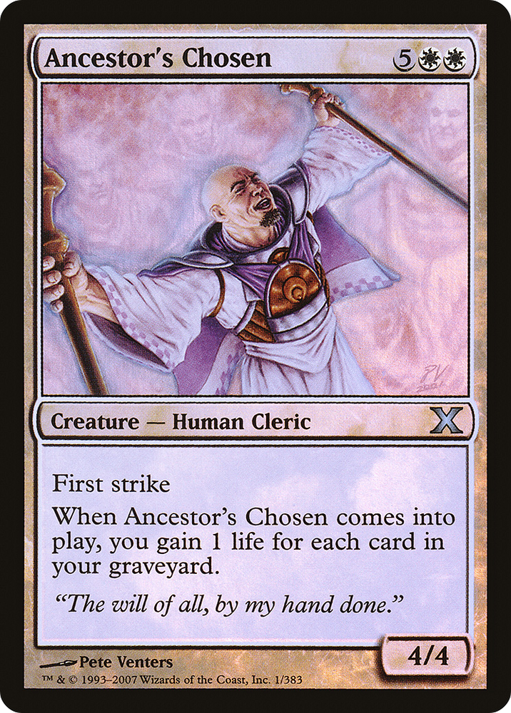 Ancestor's Chosen (10E-01★) [Tenth Edition] Foil