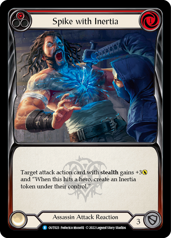 Spike with Inertia (Red) [OUT023] (Outsiders) Rainbow Foil