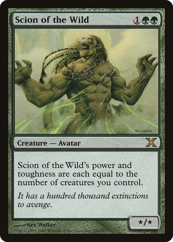 Scion of the Wild (10E-295) [Tenth Edition] Foil