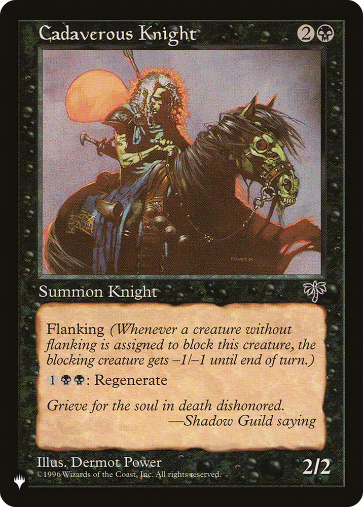 Cadaverous Knight [The List]