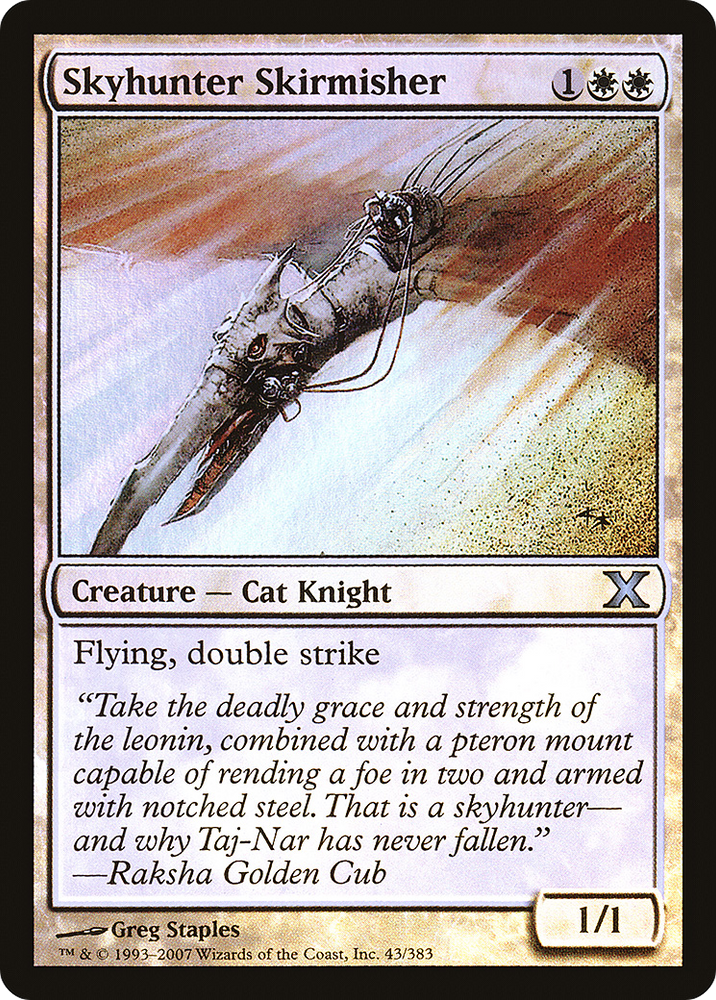 Skyhunter Skirmisher (10E-43★) [Tenth Edition] Foil