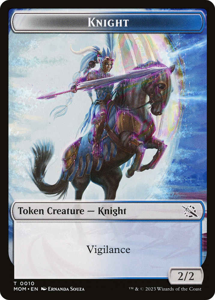 Knight (TMOM-010) [March of the Machine Tokens]
