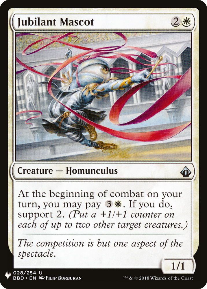 Jubilant Mascot (PLST-BBD-28) [The List]