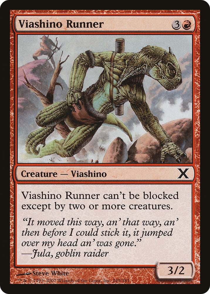 Viashino Runner (10E-245) [Tenth Edition] Foil