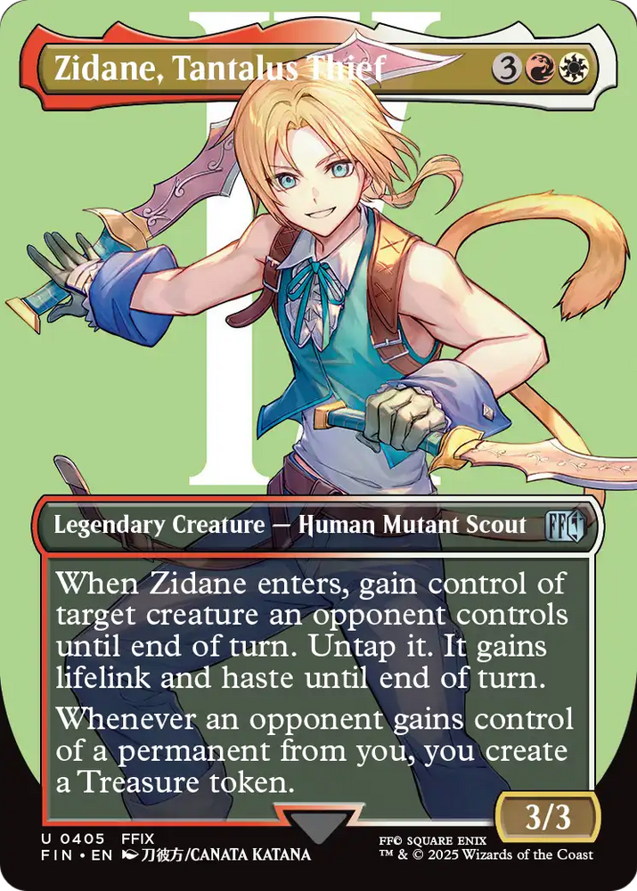 Zidane, Tantalus Thief (Borderless) [FINAL FANTASY]