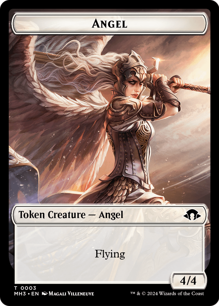 Angel (TMH3-003) [Modern Horizons 3 Tokens] Foil