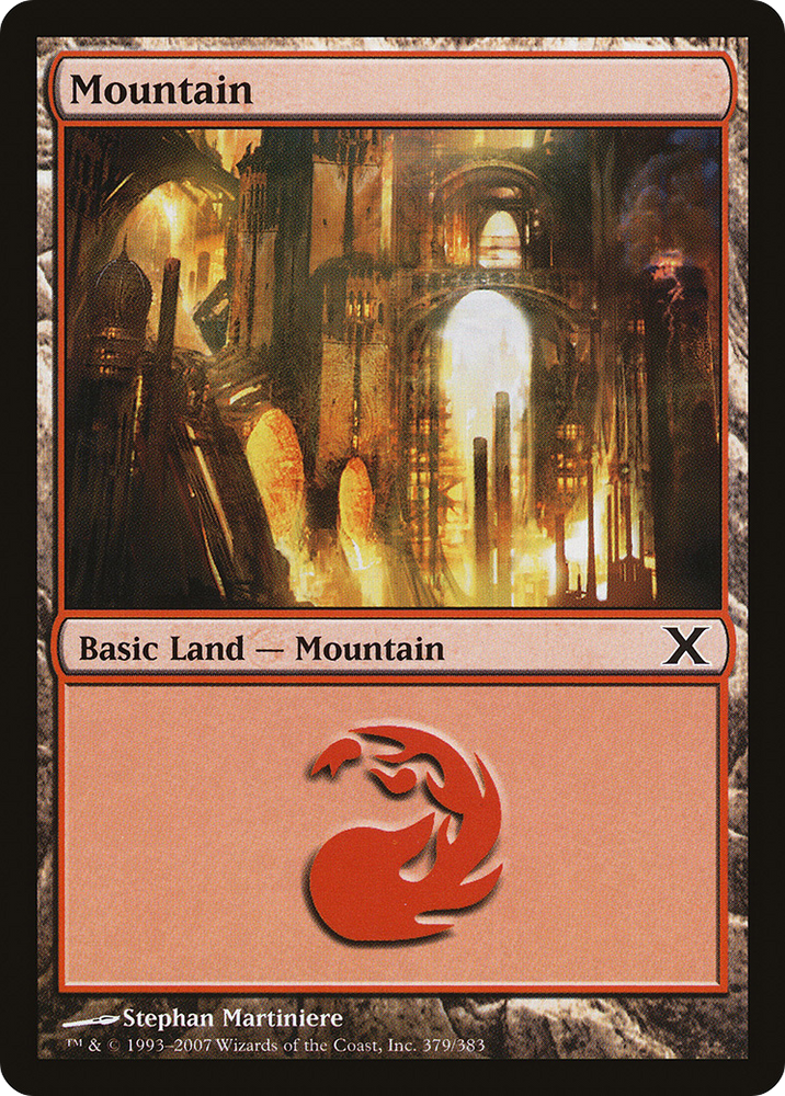 Mountain (10E-379) [Tenth Edition] Foil