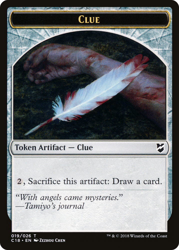 Clue (TC18-019) [Commander 2018 Tokens]