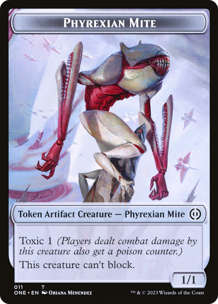 Phyrexian Mite (TONE-011) [Phyrexia: All Will Be One Tokens]