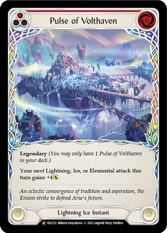 Pulse of Volthaven [U-ELE112] (Tales of Aria Unlimited)  Unlimited Rainbow Foil