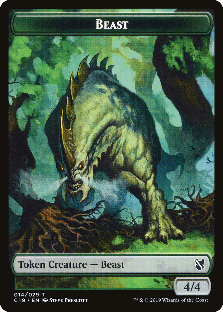 Beast (TC19-014) [Commander 2019 Tokens]