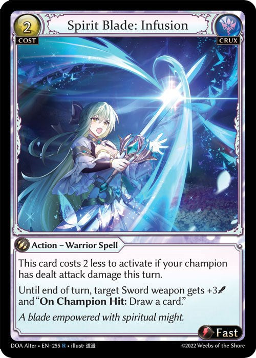 Spirit Blade: Infusion (255) [Dawn of Ashes: Alter Edition]